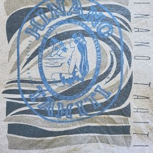 Hinano Tahiti MEN's XL Gray long sleeve shirt PreOwned